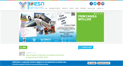 Desktop Screenshot of esnlaquila.it